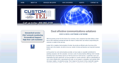 Desktop Screenshot of custom-tel.com