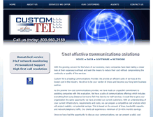 Tablet Screenshot of custom-tel.com